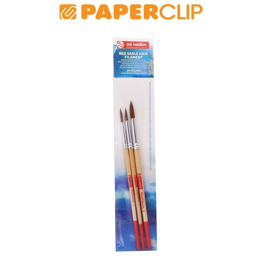

KUAS LUKIS TALENS ART CREATION RED SABLE HAIR FILAMENT SET 3 9099113M