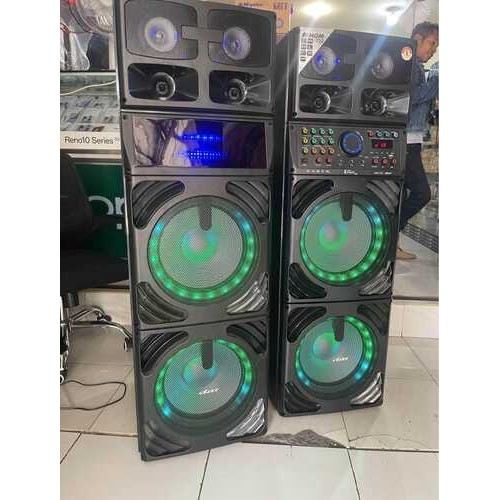 Speaker aktif DAT MGM-722 Double woofer 12 inch Original