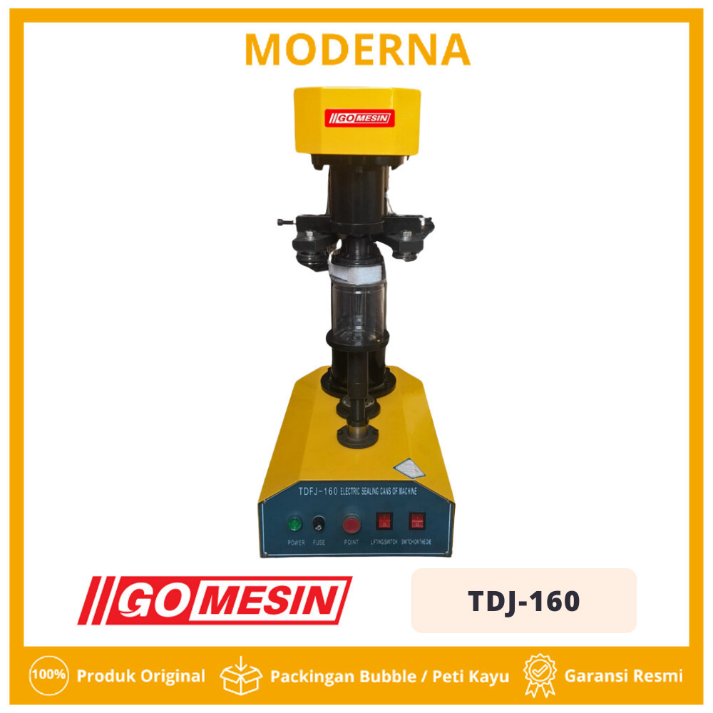 Can Sealer Gomesin Tdj-160 Penutup Kaleng Plastik Can Seamer Original
