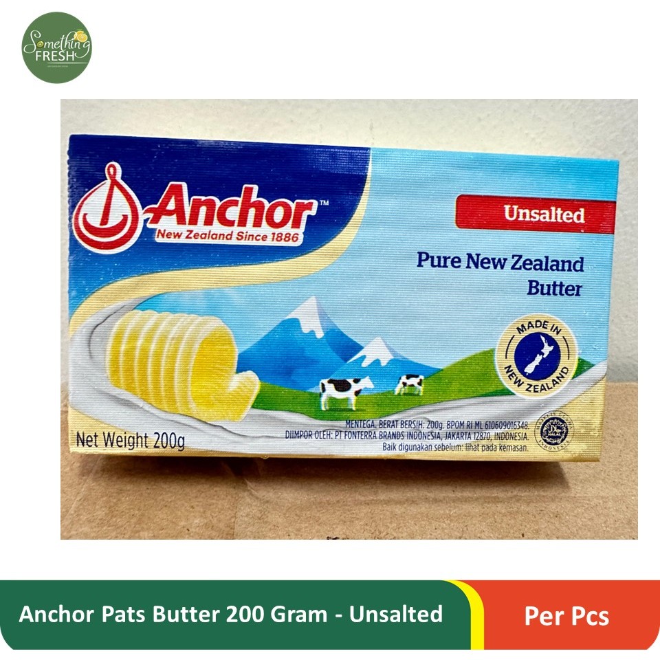 

Anchor Pats Butter 200 Gram - Unsalted