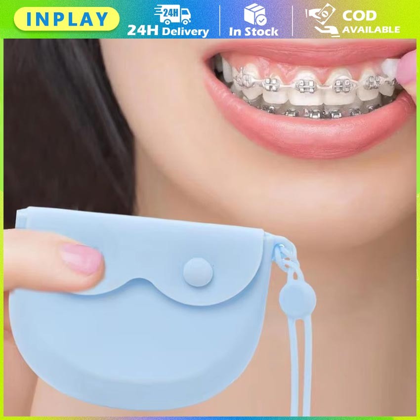Kotak Retainer Gigi / Tempat Retainer Gigi / Kotak Gigi Palsu / Retainer Gigi Kawat / Teeth Box Dent