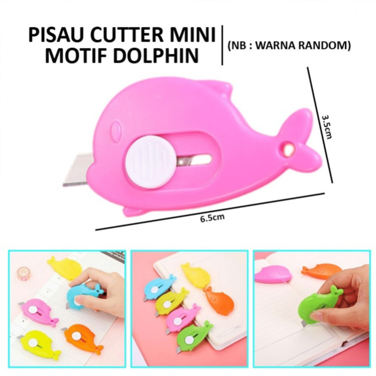 

Pisau Cutter Mini Karakter Pisau Kecil Serbaguna Portable / Perlengkapan ATK Best Seller Terbaru Promo