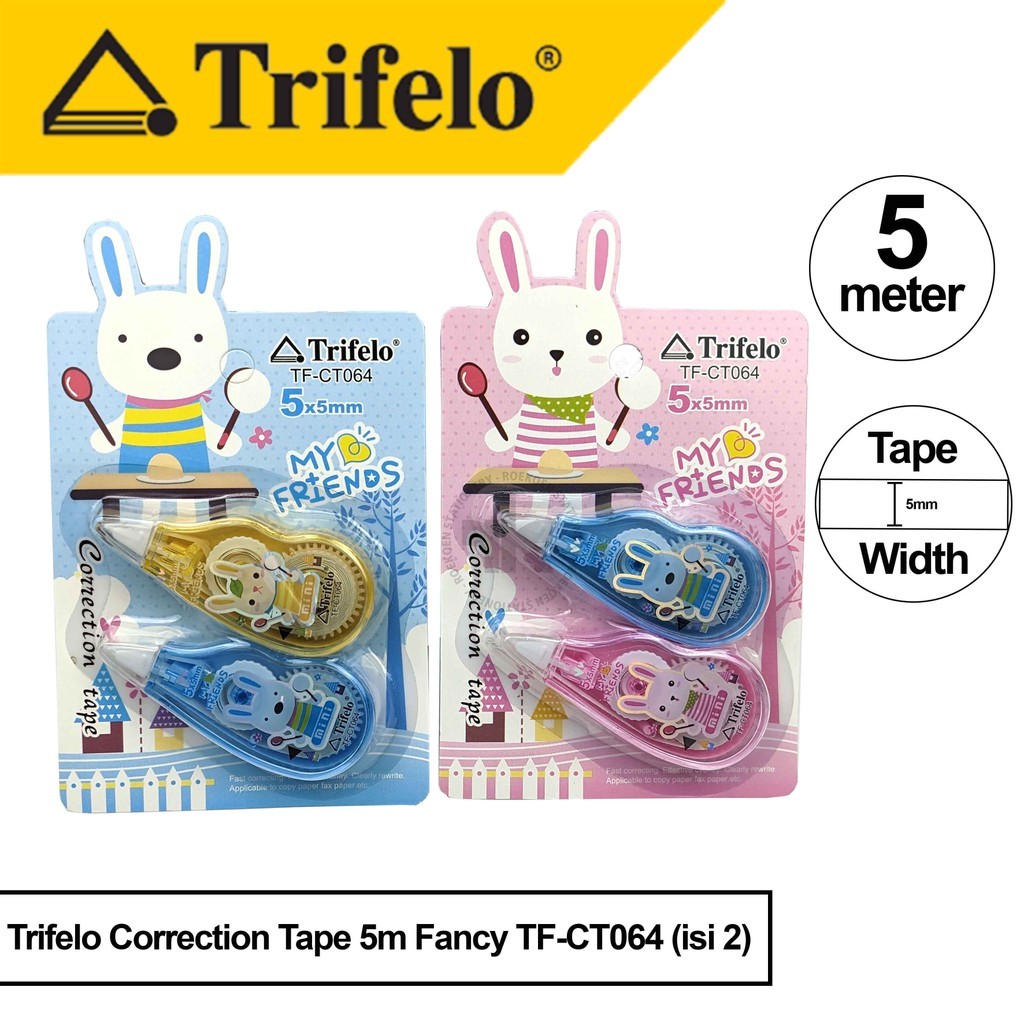 

Trifelo Correction Tape 5m Fancy TF-CT064 (isi 2)