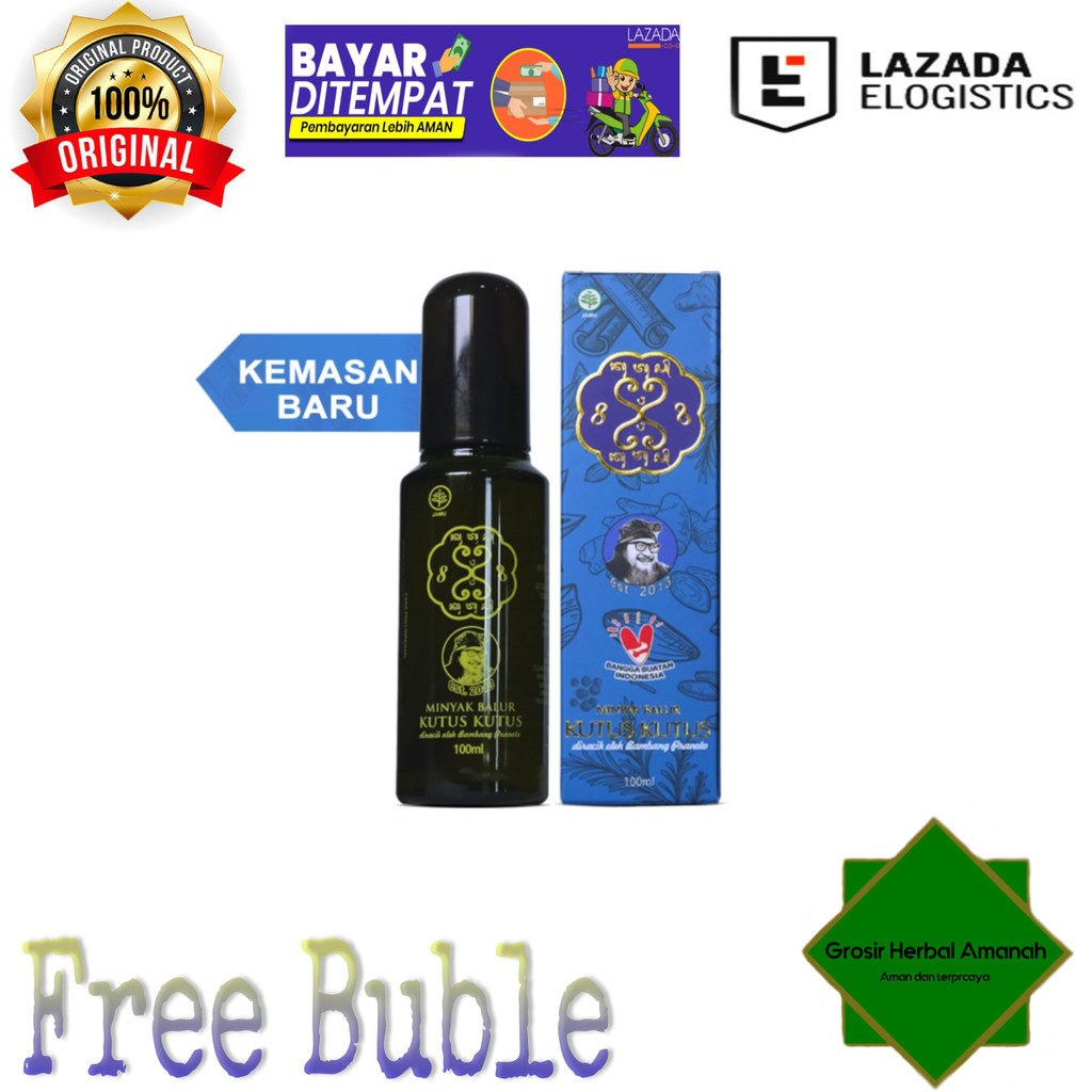 

Minyak Kutus Kutus 100 ML // Herbal Urut Badan Kaki Tamba Waras Bali Minyak Kutus Kutus New Biru