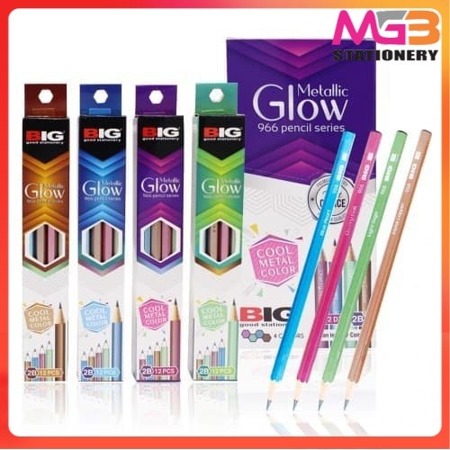 

Pensil 2B BIG 966 Metalic Glow - MTKS