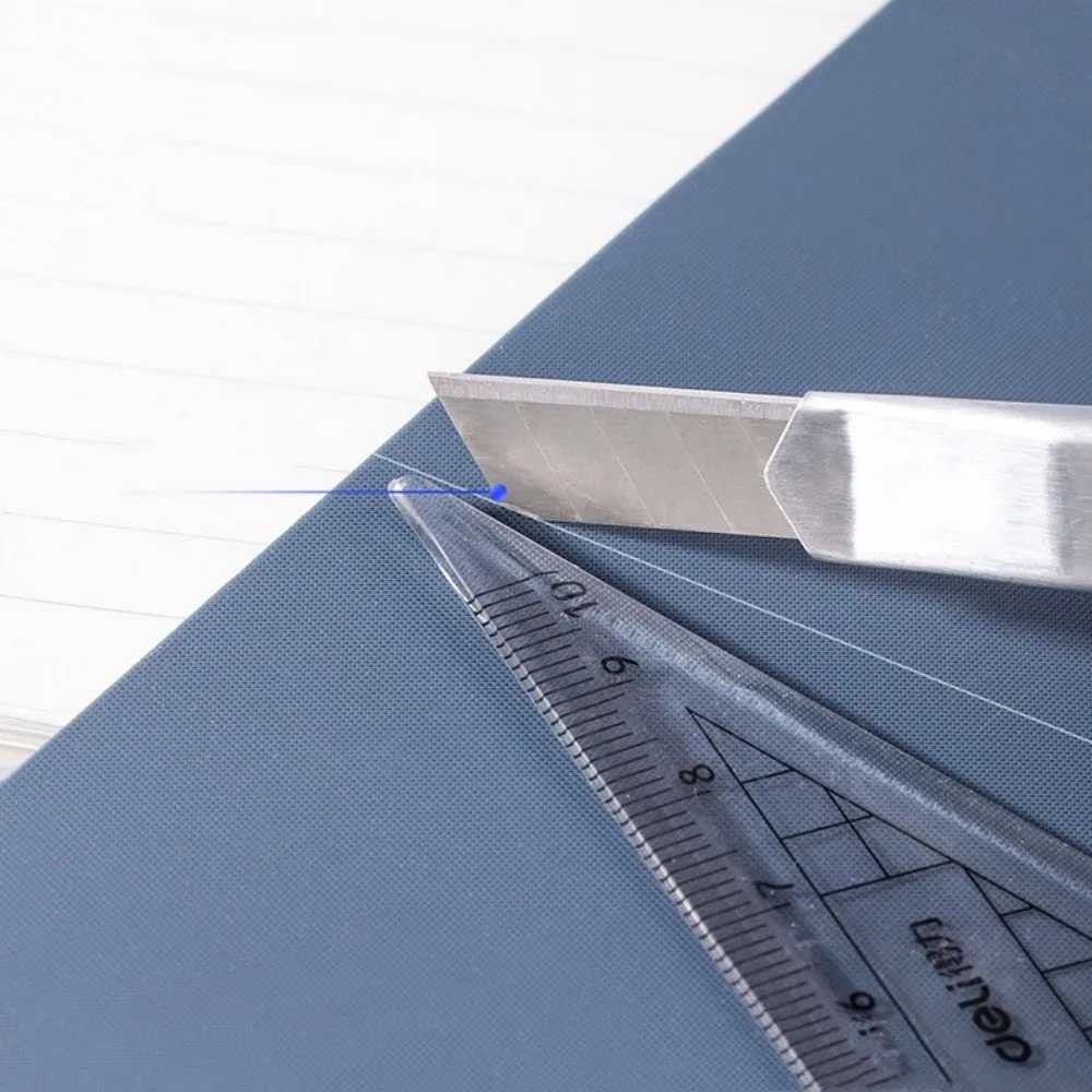 

DELI Mata Pisau Cutter Knife Blade Alloy Steel SK5 9mm 10 PCS - 2015