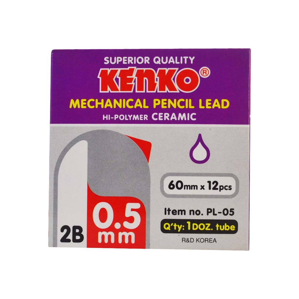 

REFILL Isi Pensil Mekanik 2B Kenko 0.5 mm Mechanical Pencil Lead Refil Reffil