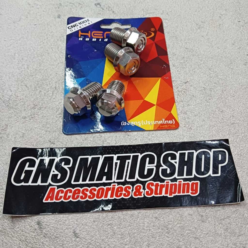 Baut probolt pembuangan tap oli mesin bawah mio nouvo soul beat scoopy vario 125/150 original heng t