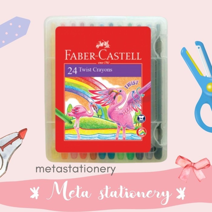 

Andma Twist Crayon Faber Castell isi 24
