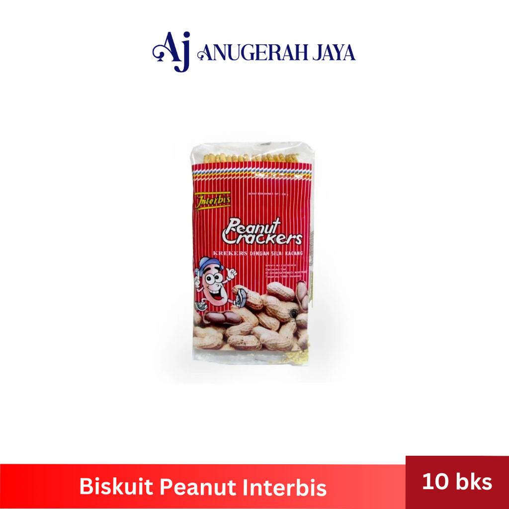 

Biskuit Peanut / Pineapple Biscuits Interbis (1 pack isi 10 bks)