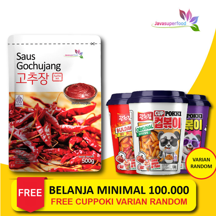 

[BEST]Promo [HALAL] Gochujang 500g Rasa Asli Korea/Sauce Sambel Pasta/Chili Paste