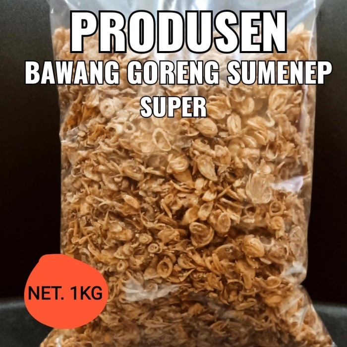 

Bawang Goreng Asli Brebes Gurih Dan Renyah 1 Kilogram.
