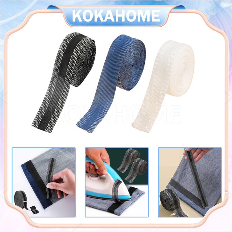 pemendek celana tanpa jahit/pant edge shorten self adhesive