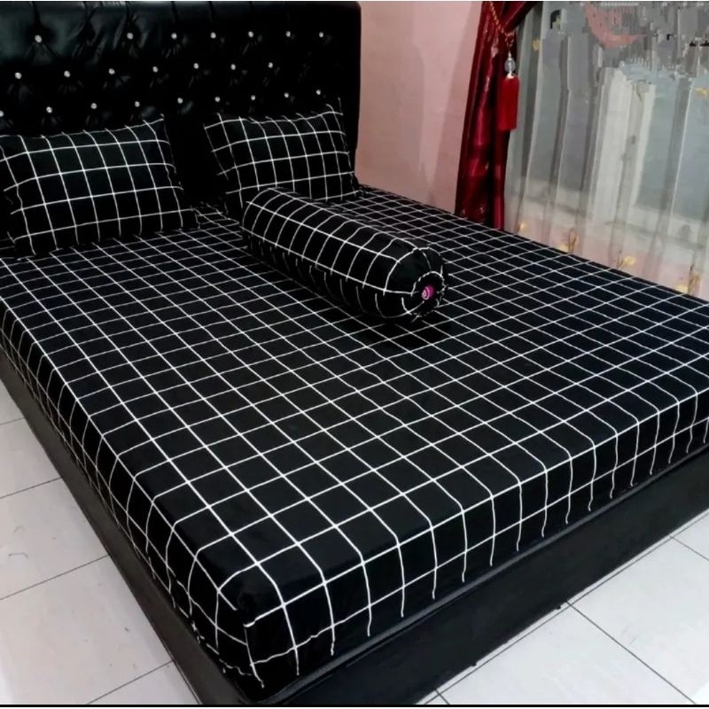 sprei kotak kotak | sprei kotak | sprei homemade | sprei kotak aesthetic | sprei single | sprei sing