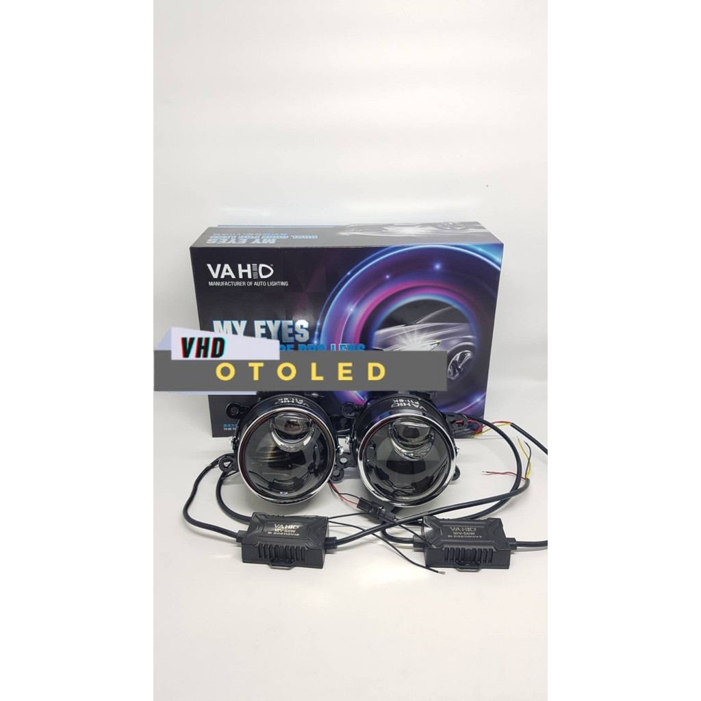 Projector Foglamp Fog Lamp LED Lampu Kabut Tembak VAHID F11 Laser - 3000K