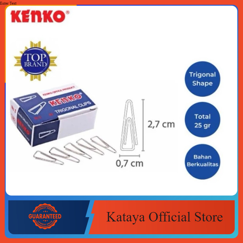 Trigonal Paper Clips Kenko No.3 - / 1 PCS