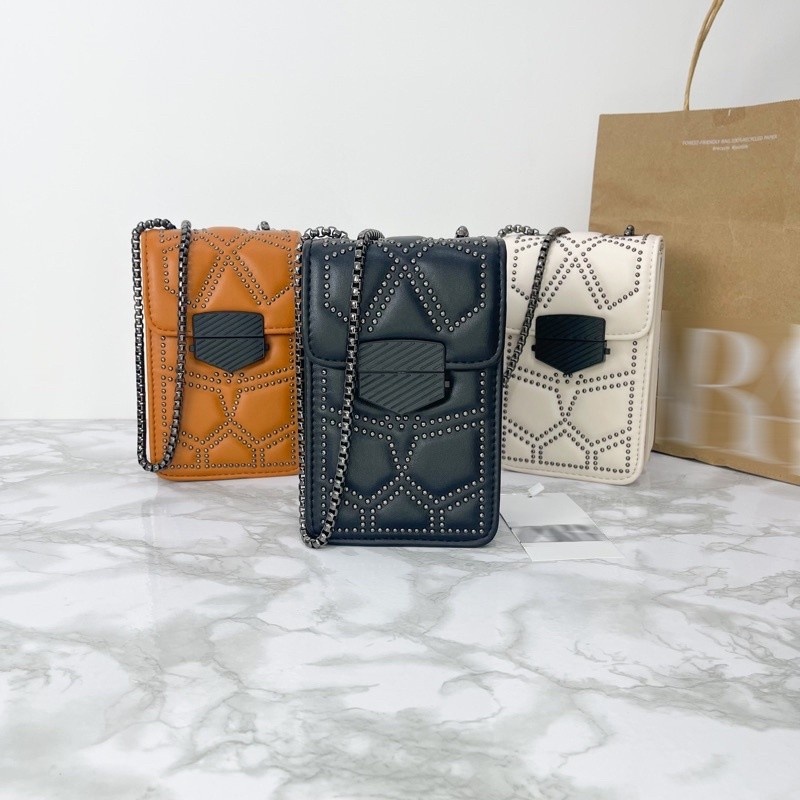 Tas Selempang Hp Wanita Vivian Bag Tali Rantai Sling Bag Wanita Kekinian Berkualitas Zara