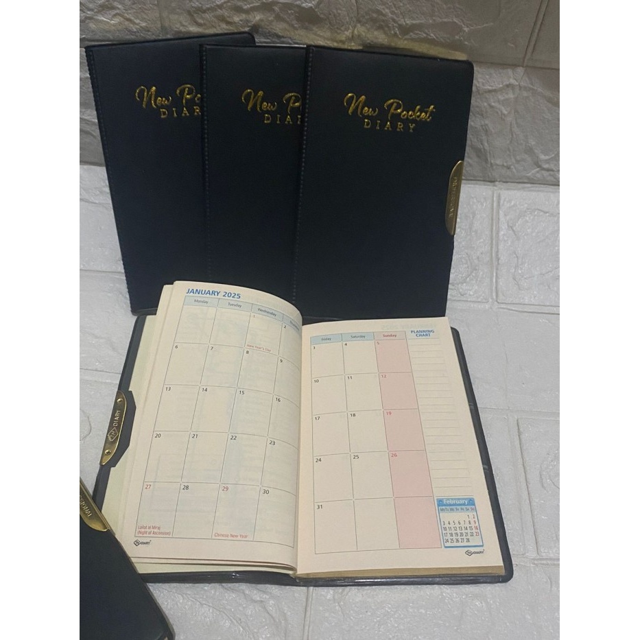 

Agenda Pocket Diary 2025 - NEW POCKET DIARY - NEW POCKET