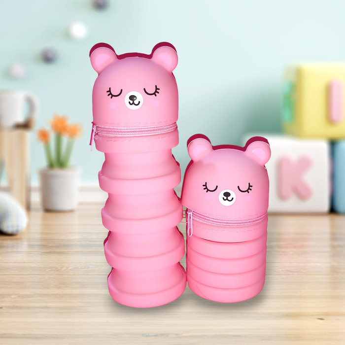 

Tempat Pensil Anak Bahan Silikon Animasi 3D Lucu Perlengkapan Alat Tulis Sekolah dan Kantor