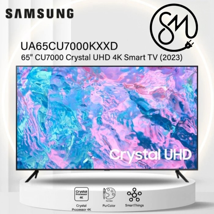 LED TV Samsung UA65CU7000KXXD 65 inch Crystal UHD 4K 65CU7000 Smart