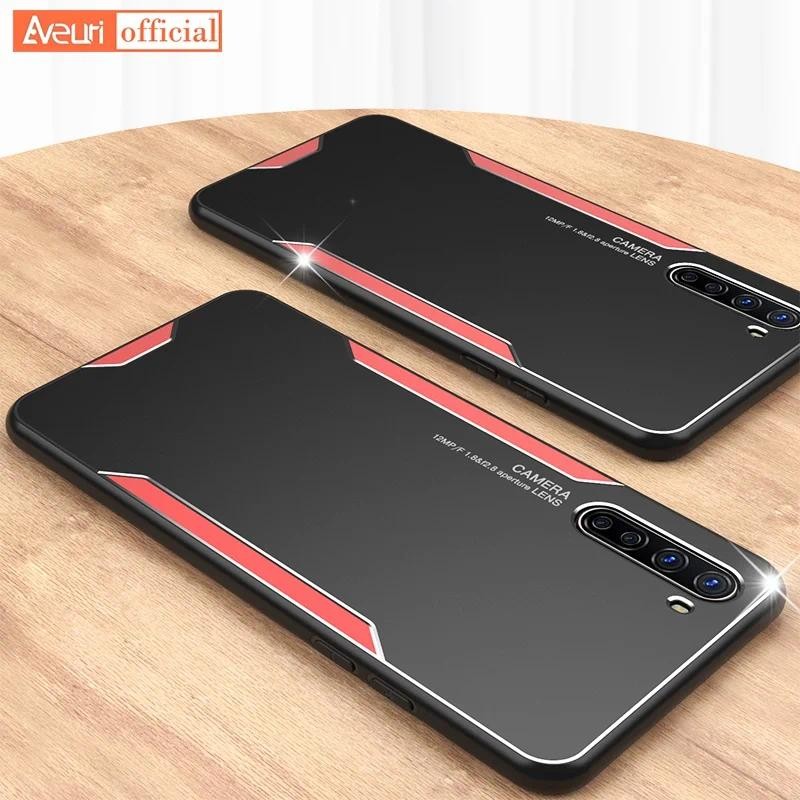 For Realme X X2 Pro OPPO K1 K3 K5 K7 K7X case Matte Cover TPU Hard Aluminum Metal Silicone Shockproo