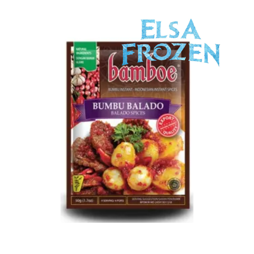 

BAMBOE BUMBU BALADO INSTAN 50GR HARGA PROMO