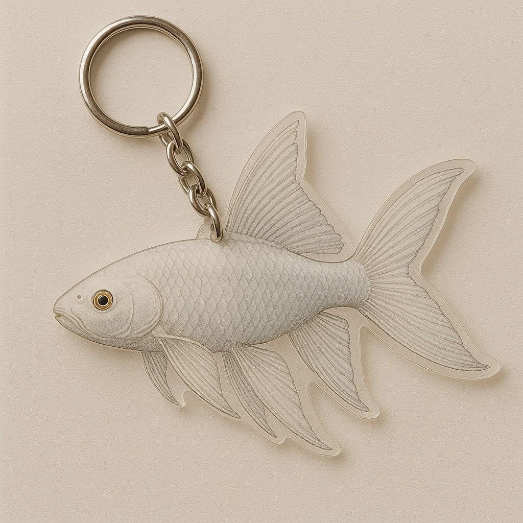 GANTUNGAN KUNCI KOI SLAYER PLATINUM 7 12 CM