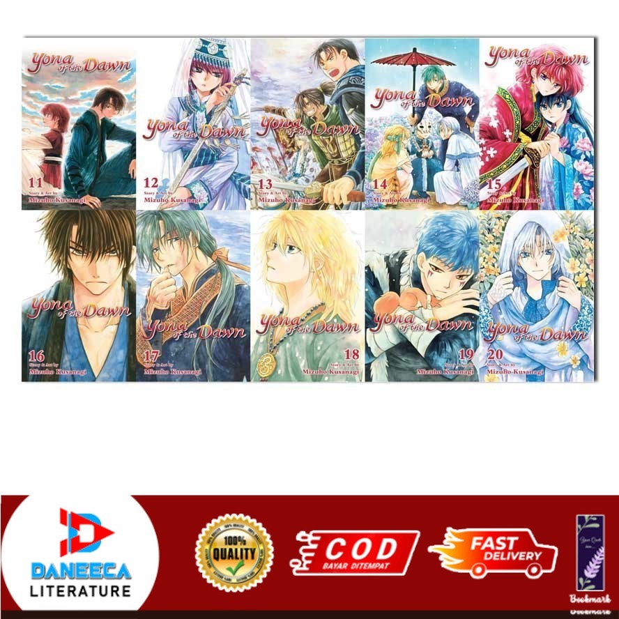 Komik Yona of the Dawn (1 - 42 book series) By Mizuho Kusanagi (English)