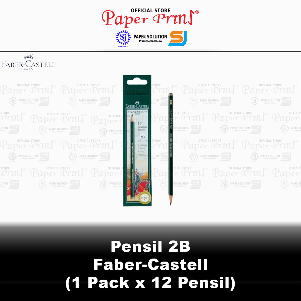 

JAMIN MURAH !!!Pensil 2B Faber Castell - 1 Pack isi 12 Pensil(BISA LANGSUNG ORDER)
