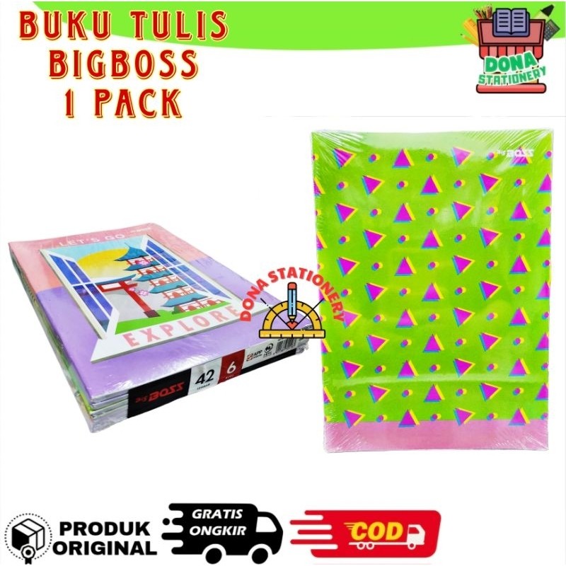

JAMIN MURAH !!![ PACK ] Buku Tulis BIG BOSS CAMPUS 50 LEMBAR | 36 LEMBAR | 42 LEMBAR | Buku TULIS BIGBOSS(BISA LANGSUNG ORDER)