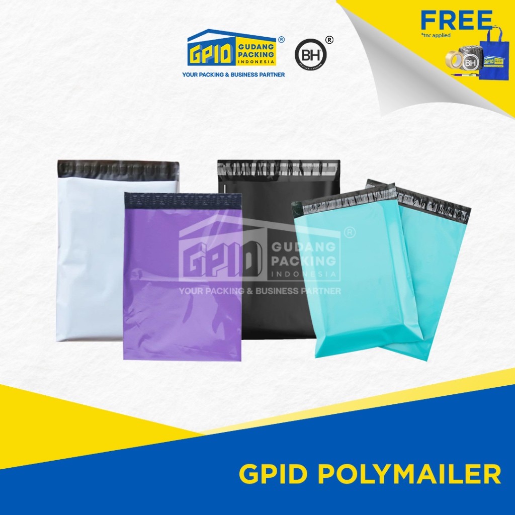 

GPID POLYMAILER - Amplop Packing Premium Quality (ISI 100 PCS)