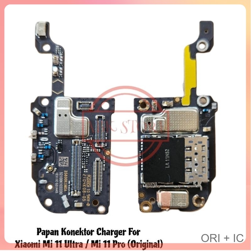 Konektor Charger / Papan Con Simcard XIAOMI Mi 11 Ultra / Mi 11 Pro Original
