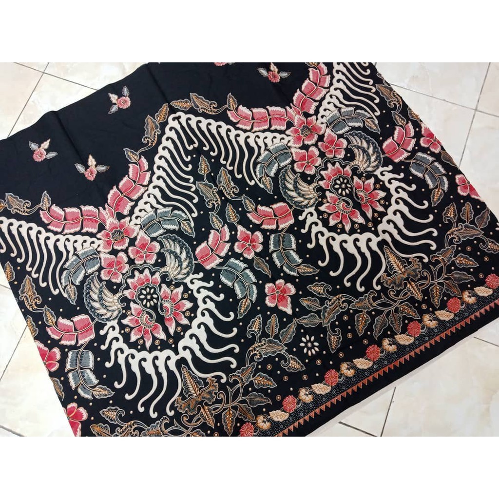 Kain Batik SOLO motif gunungan parang warna merah