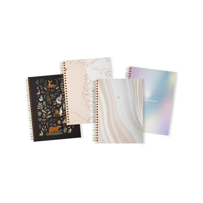 

Paperie Lab - A5 Spiral Notebook Gold Stationery