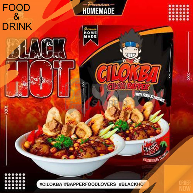 

Makanan - Cilok Bapper Sambel Ireng