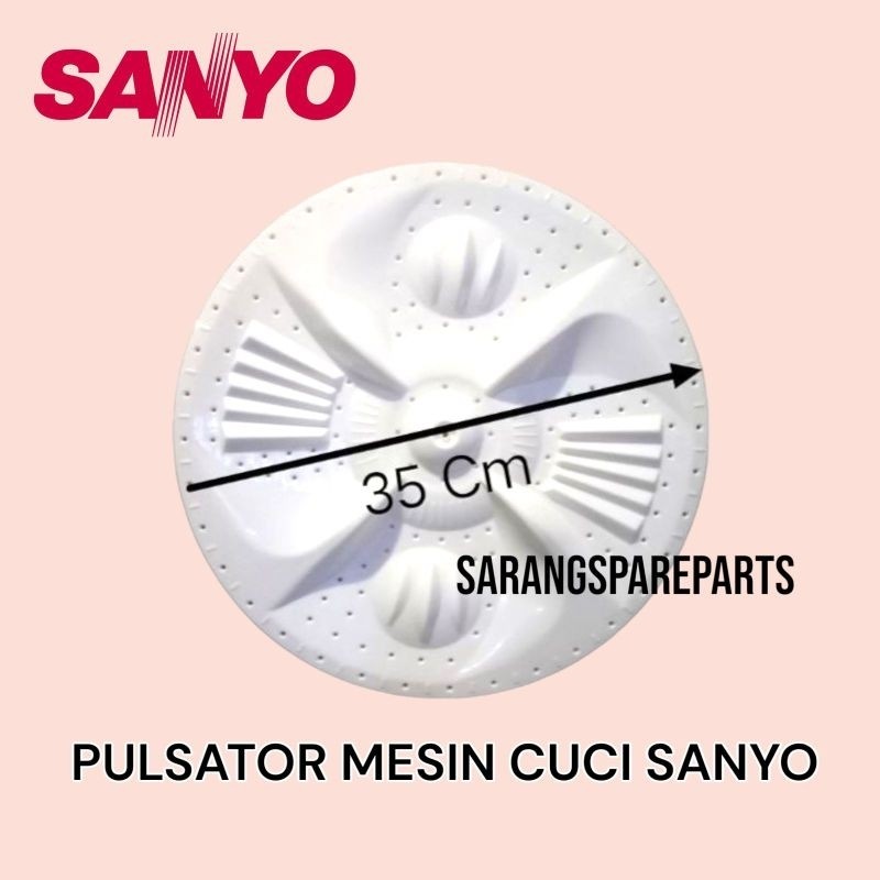 PULSATOR MESIN CUCI SANYO 35 CM / PULISATOR SANYO 35CM / BALING BALING MESIN CUCI SANYO / PULSATOR M
