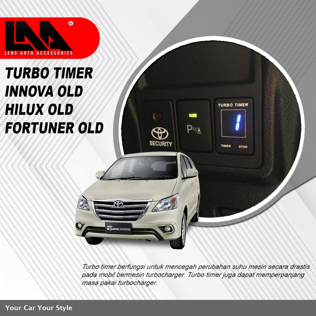 Turbo Timer INNOVA Lama - Turbo Timer INNOVA 2006-2015 - Turbo Timer FORTUNER Lama - Turbo Timer INN
