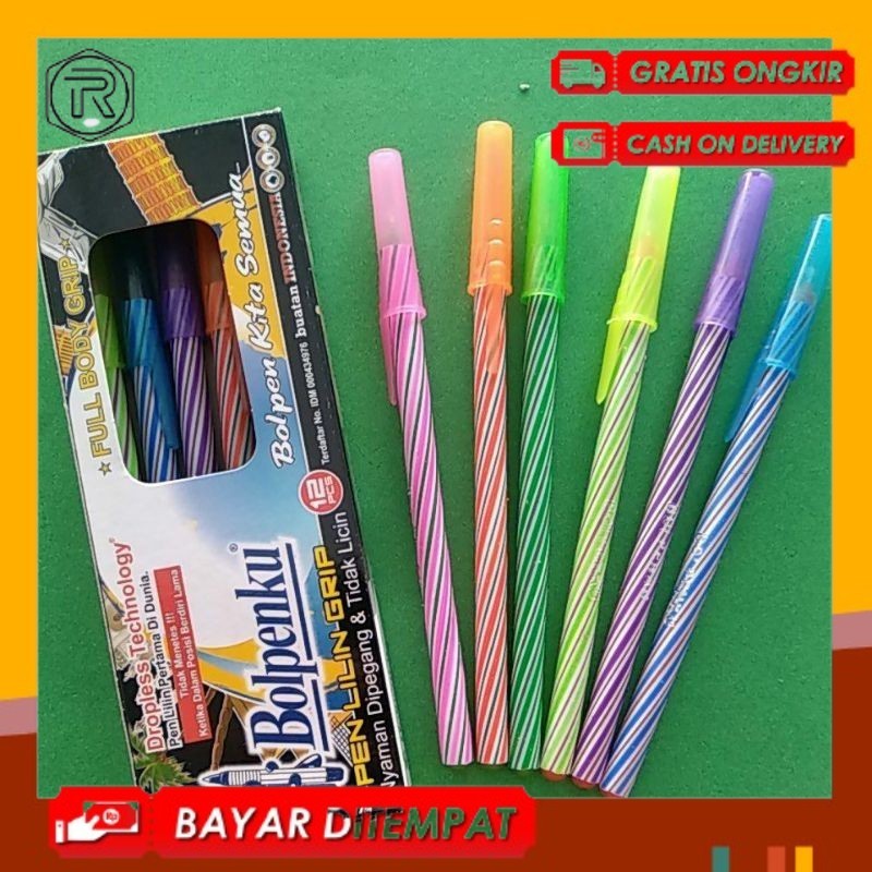 

Pulpen ballpoint Bolpenku Lilin Grip