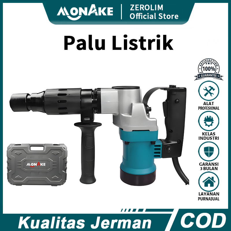 MONAKE JERMAN Rotary Hammer Drill Mesin Bor Beton Listrik Electric Hammer MK810