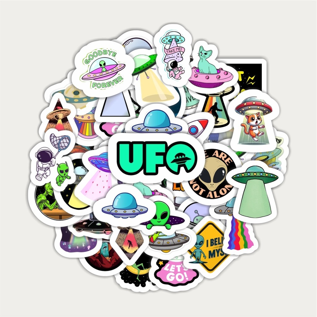 

Sticker Pack Stiker UFO | Sticker TUMBLR | Stiker LAPTOP KOPER HELM