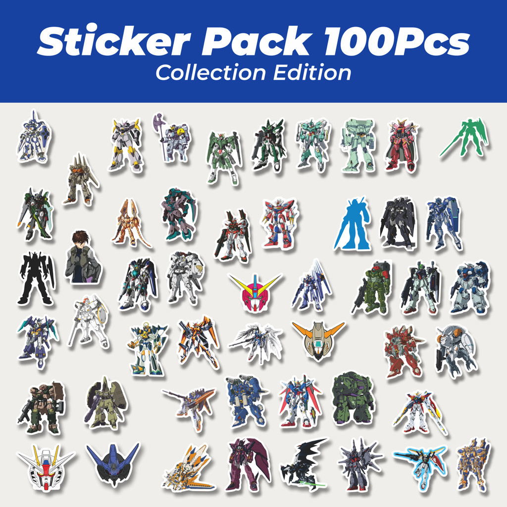 

Hot Sticker Anime Gundam Wing Lucu Anti Air Stikers Berperekat Waterproof Sticker Decal Buat Motor Helm Buku Journal Koper Casing HP Laptop Botol Minum