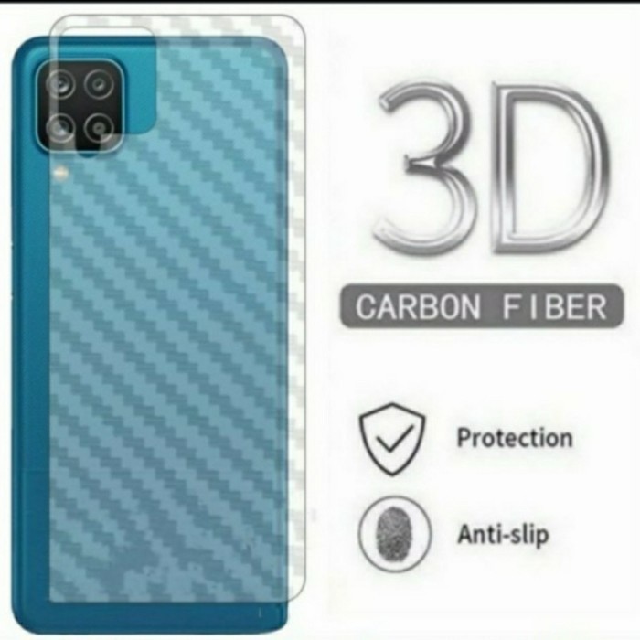 BACK SKIN CARBON SAMSUNG A22 5G 4G - ANTI GORES BELAKANG SAMSUNG A22 4G 5G