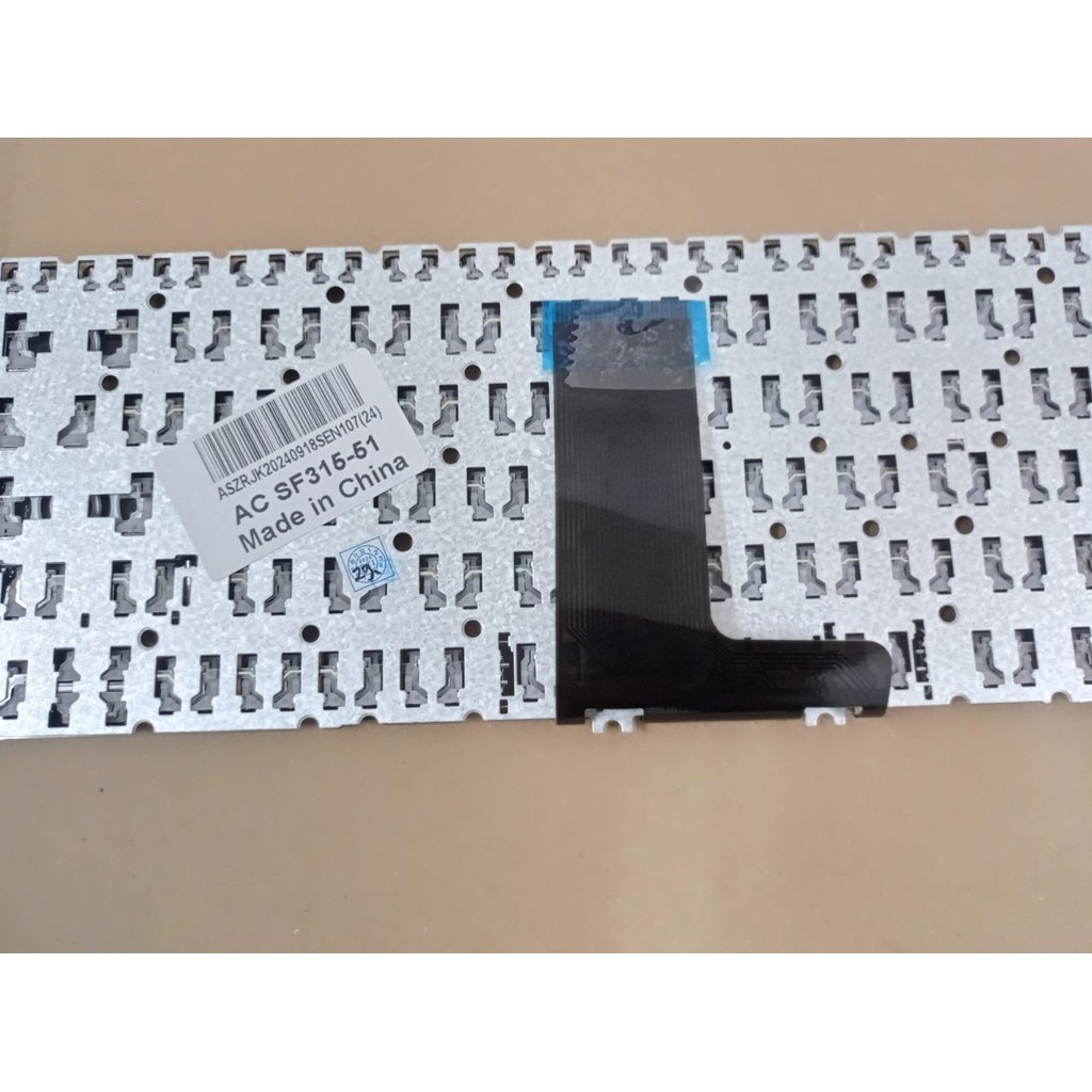 Acer Keyboard Laptop Acer Aspire 5 A515-53 A515-52 A515-45 A515-43 A515-44 hitam