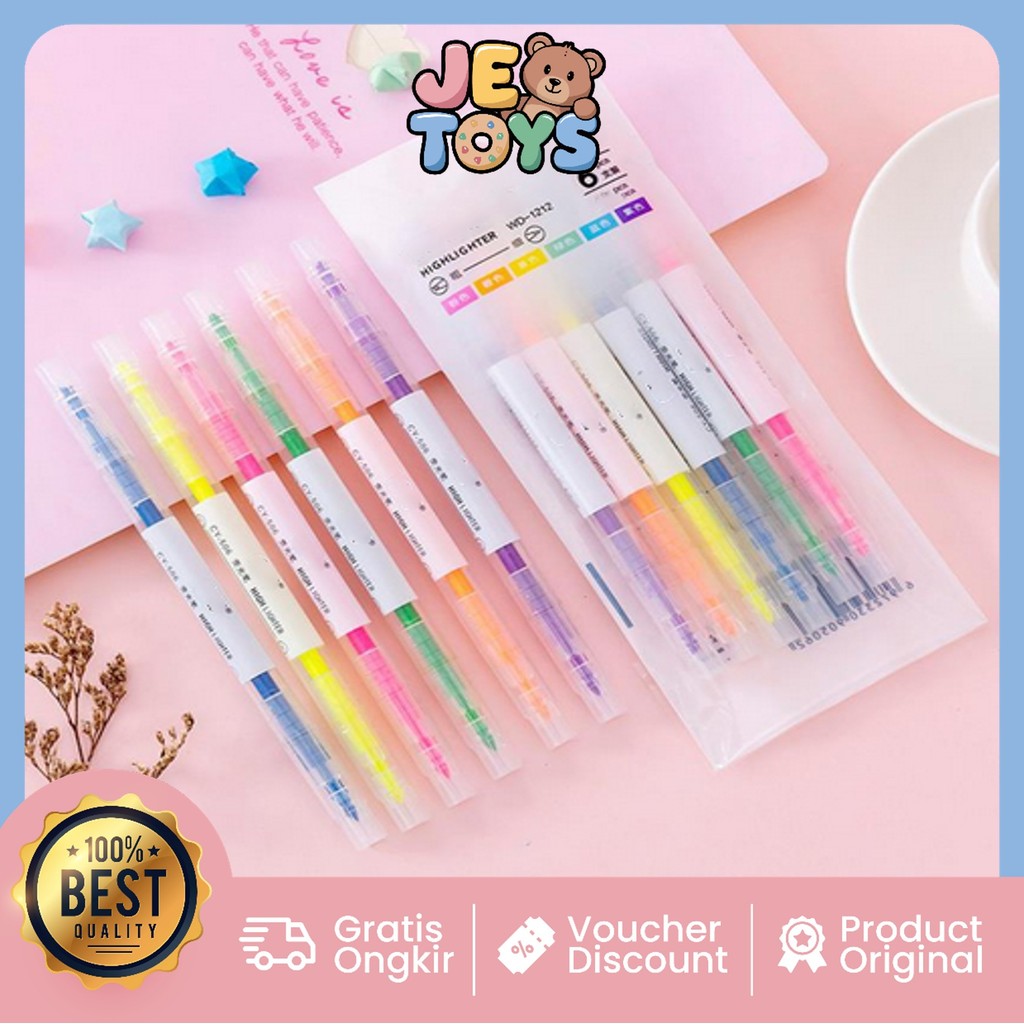 

Je Toys S5821 1 Set Stabilo Highlighter Warna 1 Set Stabilo Warna Warni Stabilo Warna Highlighter Warna Warni