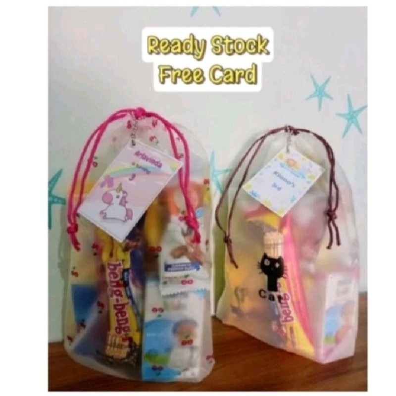 

33pcs Paket Snack Ulang tahun. Anak Kemasan Tas Pouch