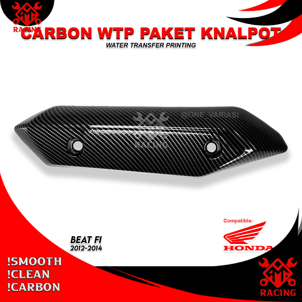 AMH_RACING - COVER KNALPOT BEAT PGM FI 2012-2014 CARBON