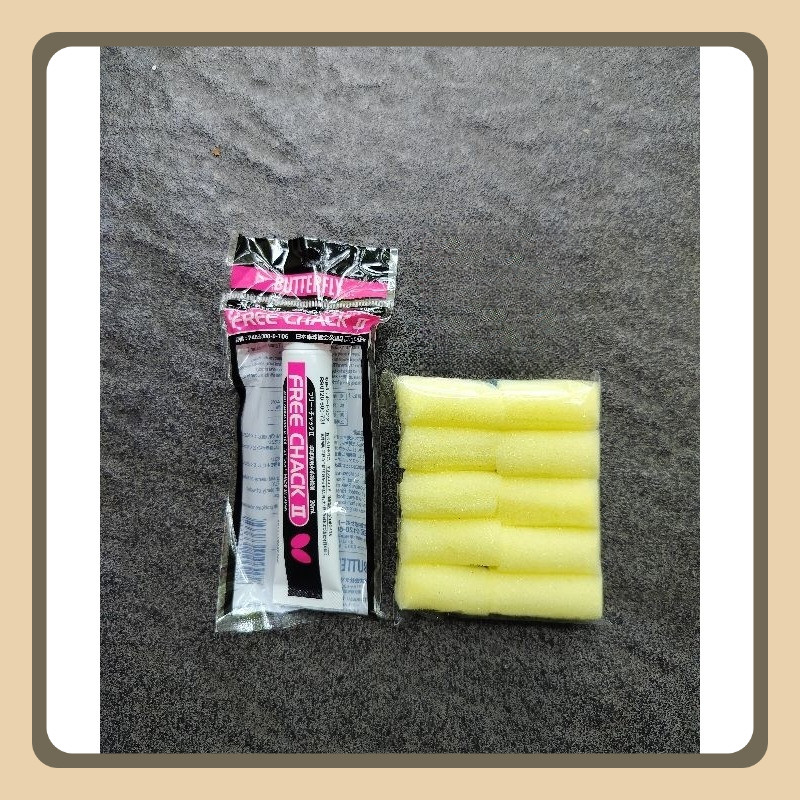 Butterfly Free Chack ll >Lem Air bet pingpong/Water Base Glue/WBG