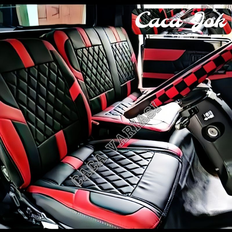 Sarung Jok Mobil L300,Grandmax 1,5 AC Terbaru, Grandmax Lama,Carry1.0, Carry 1,5 Futura,Panther,Kija