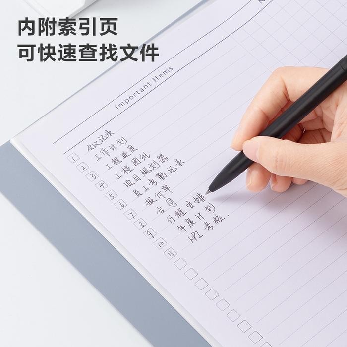 

Nusign Display Book Clear Holder Dokumen Keeper Map File A4 NS16X - 30 slot - NS167