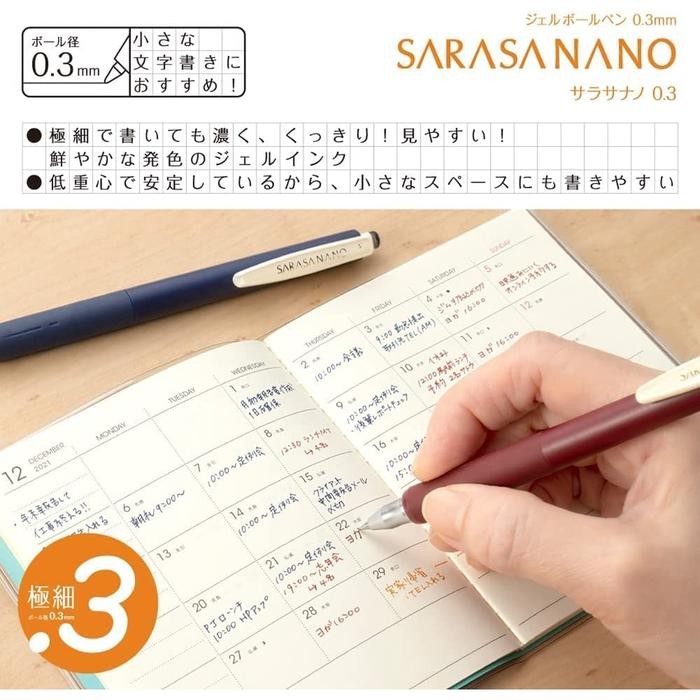 

Sarasa Nano 0.3 mm Gel Ballpoint Pen - Fresh Green